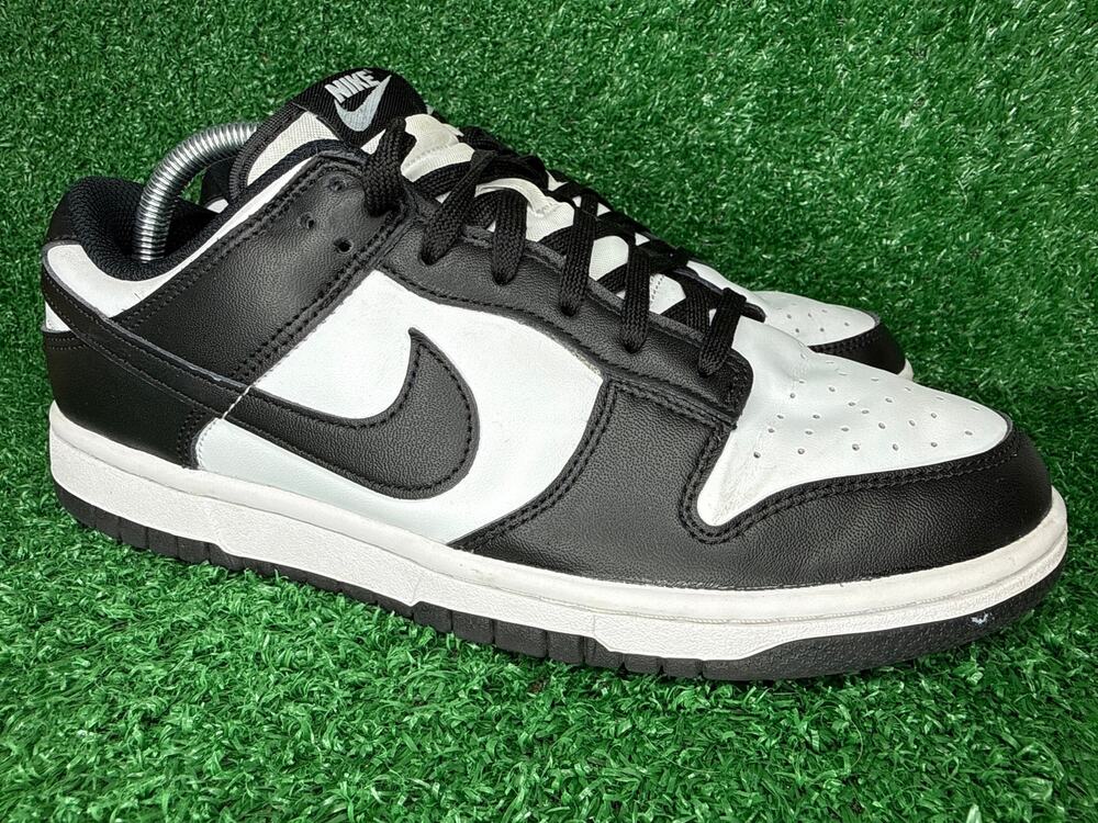 Nike Dunk Low Retro Panda Sneakers Shoes Women's Size 10 White Black DD1503-101
